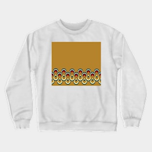 Vintage paon on beige Crewneck Sweatshirt